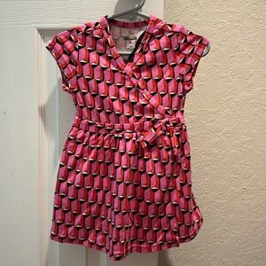 Diane Von Furstenberg x Target dress, abstract print.